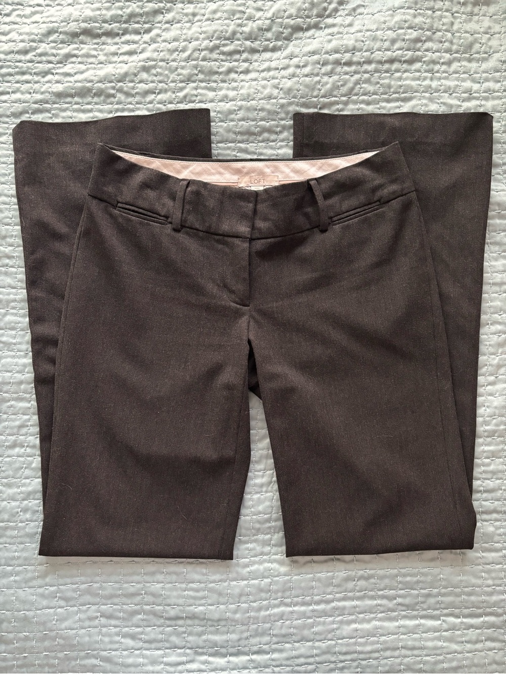 Ann Taylor LOFT Dark Gray Dress Pants